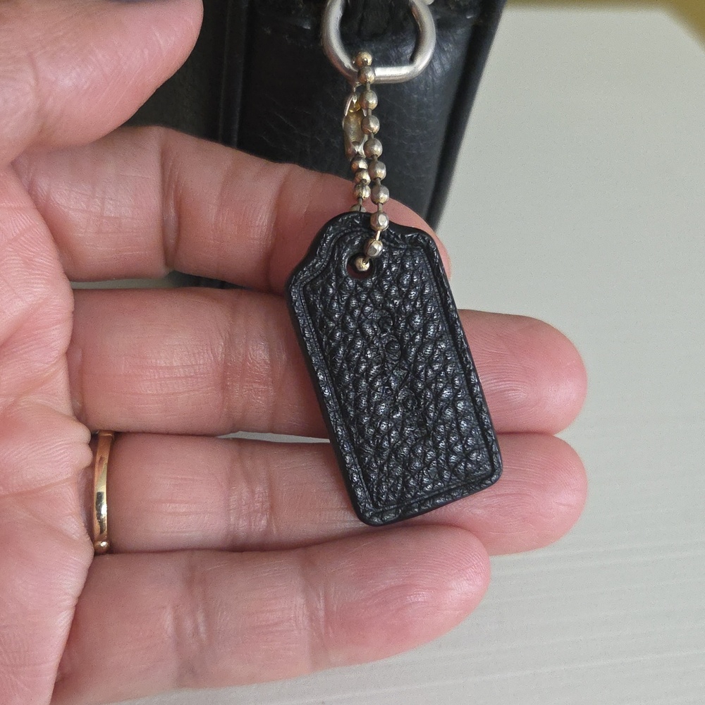 Coach Black Pebbled Leather Camera Crossbody - Picture 5 of 13